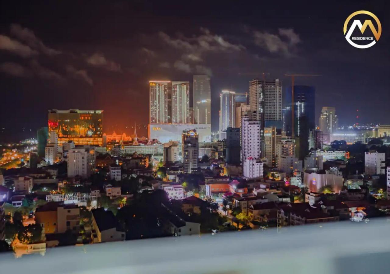 Hotel Serviced Apartments Top One Infinity Pool With View Of 360 Degree Phnom Penh Zewnętrze zdjęcie